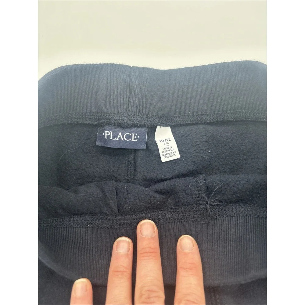Childrens Place Two Pairs Of Navy Blue Boys Joggers‎ Size 10 To 12 With No Tags